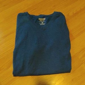 Mossimo Supply Co. blue v neck shirt